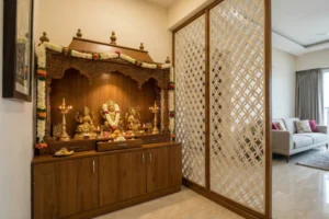 A Contemporary Pooja Room For Indian Homes