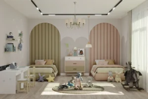 A Personalized Kids Bedroom Design For Siblings