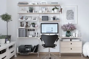 A Scandinavian Style Home Office, Perfect For Peaceful Work