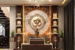 A Wooden Mandir Design For Traditional Homes