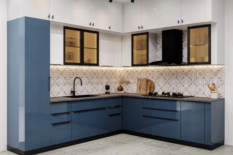 An L-Shaped Kitchen With Smart Storage Features