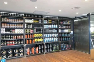 Reception & Supplement Store