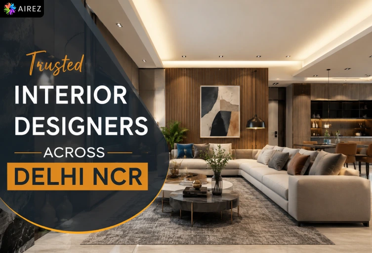 Trusted Interior Designers Across Delhi NCR creating modern, luxury residential and commercial interior spaces with customized design solutions.