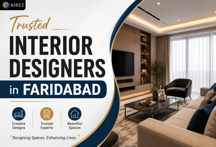 Trusted interior designers in Faridabad creating modern residential and commercial interiors