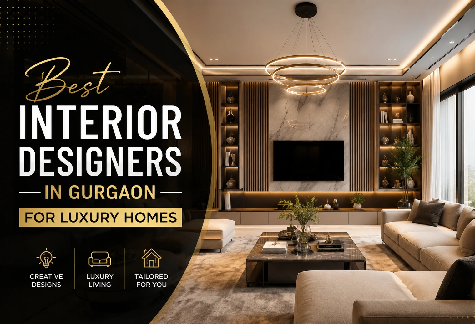 Best Interior Designers in Gurgaon for Luxury Homes