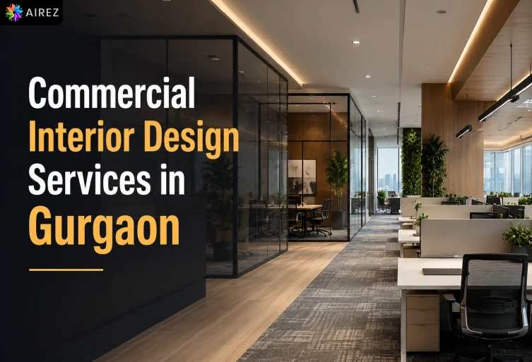 Commercial interior design services in Gurgaon modern office