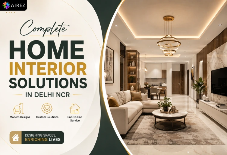 Complete home interior solutions in Delhi NCR for modern residential spaces